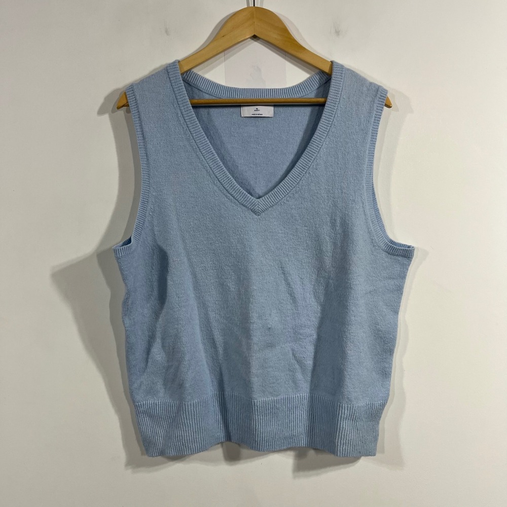 Old Navy Academia Preppy Old Money 90s Sweater Vest Parisian Womens XL Grandpa